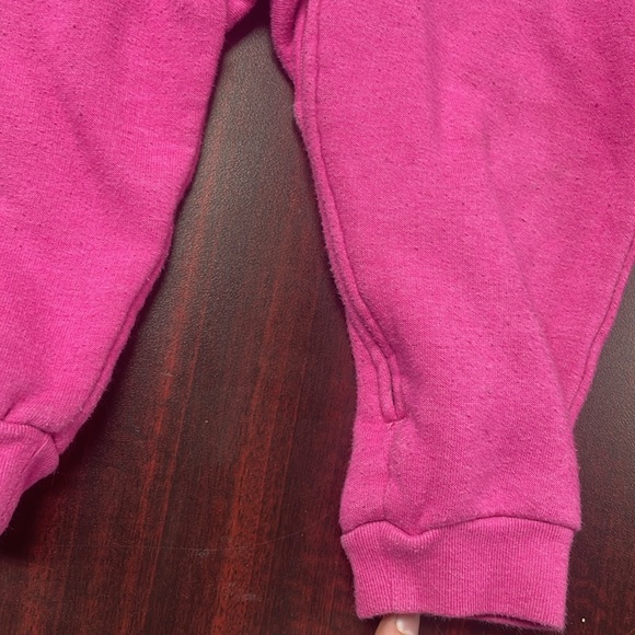 Pink 12 month Carhartt zip up fleece body suit - Picture 2 of 6